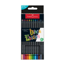 Faber-Castell Black Edition Colour Pencils (Cardboard Box of 12)