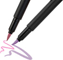 Faber-Castell Black Edition Soft Brush Tip Felt Tip Pens - Pastel (Box of 6)
