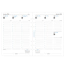 Filofax Week On Two Pages Diary With Appts - A5 2026 English
