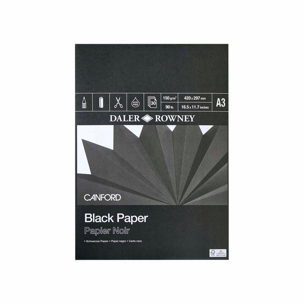 Daler-Rowney Canford Black Pad 150gsm
