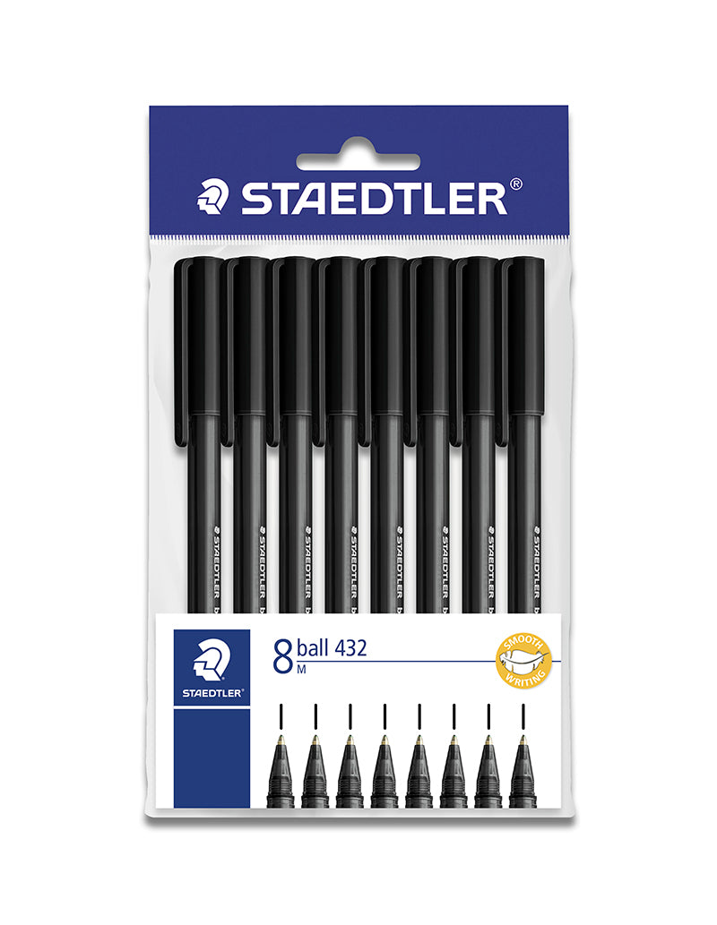 Staedtler Ball 432 Ballpoint Pen 8 Pack