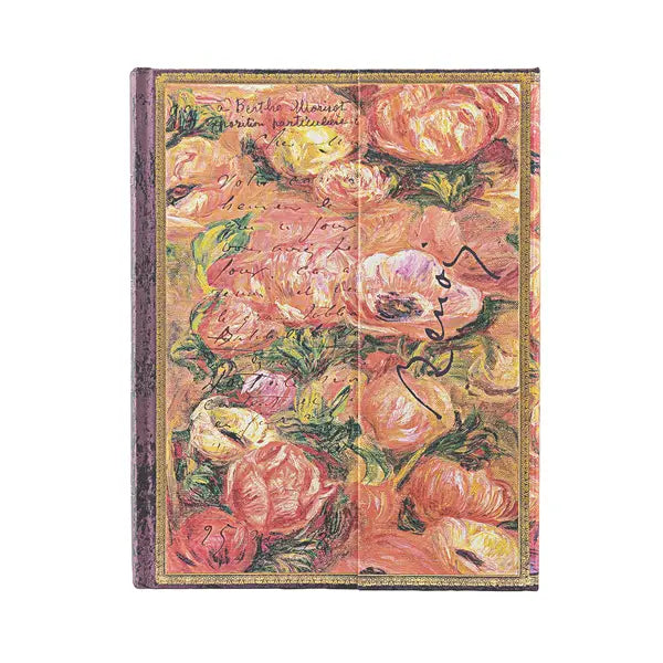 Agenda 2026 Midi Vertical Renoir - Format 130x180mm, 160 Pages, Reliure Cousue, Avec Poche Et Rubans
