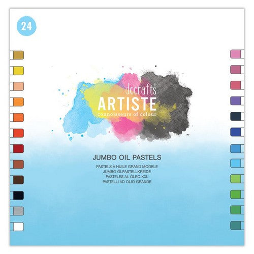 Docrafts Artiste Jumbo Oil Pastels Pack 24