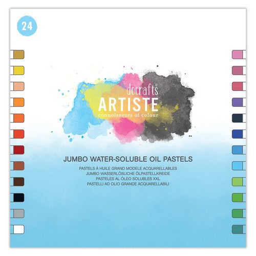 Docrafts Artiste Water-soluble Oil Pastels Pack 24