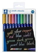 Staedtler Metallic Calligraphy pens (10 Pack)