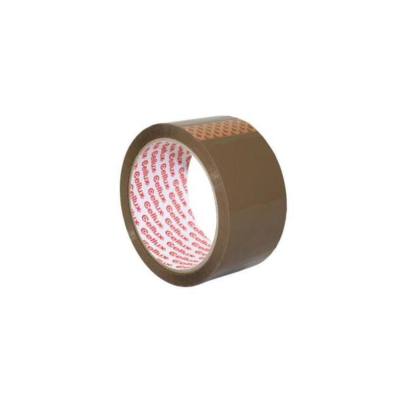 Sellotape Cellux Buff Packaging Tape 48mmx66m