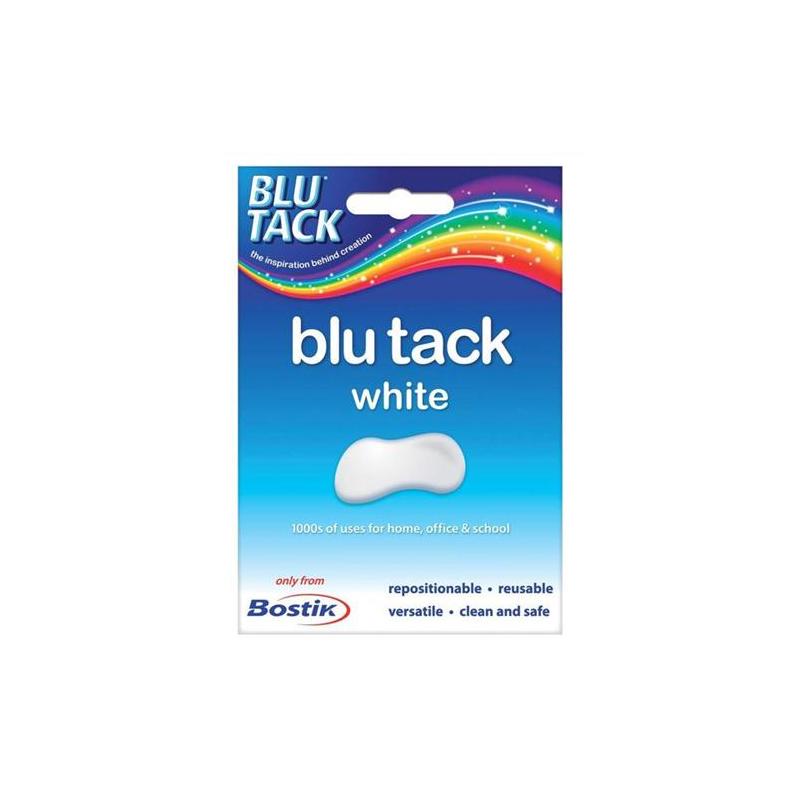 thumbnail image 2 of Bostik Blu Tack Original Reusable Adhesive – White – 1 Pack 2 of 4