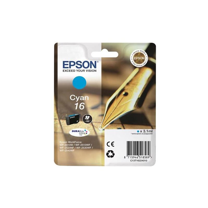 Epson 16 Ink Cart Cyan T16224010