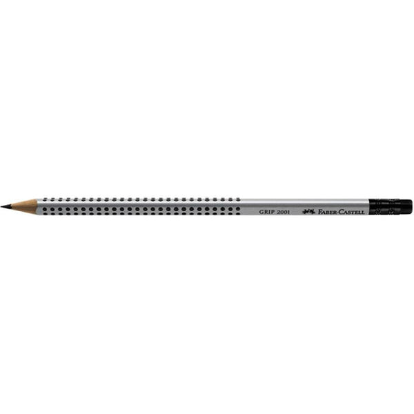 Faber-Castell Grip 2001 Blacklead Pencil with Eraser