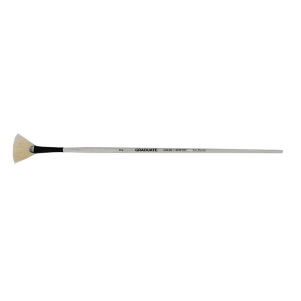 Daler-Rowney Graduate Bristle Fan Long Handle Brush