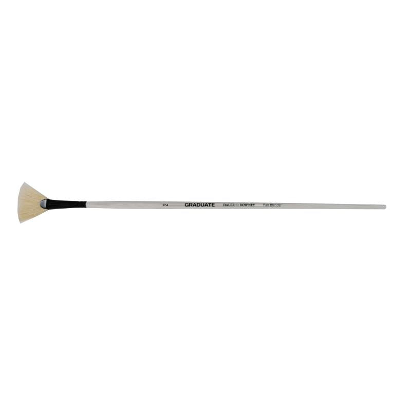 Daler-Rowney Graduate Bristle Fan Long Handle Brush