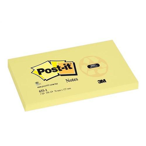 Post-it Sticky Notes Recycled (12 x 100 Sheets)