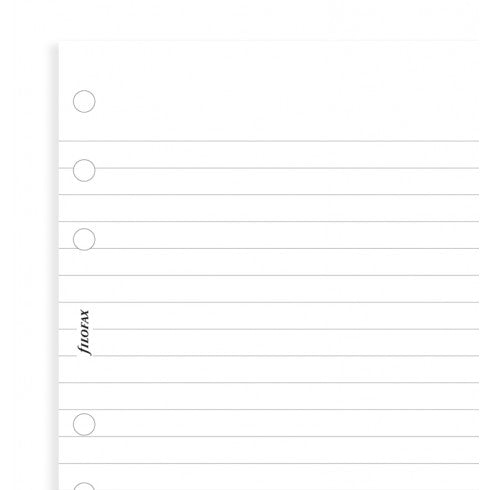 Filofax A4 Perforated Notepad White