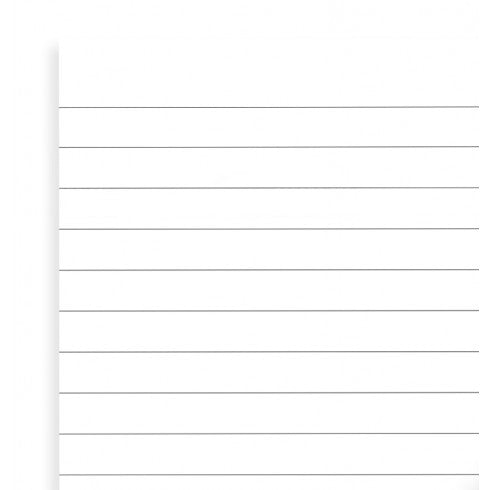 Filofax A5 Perforated Notepad White