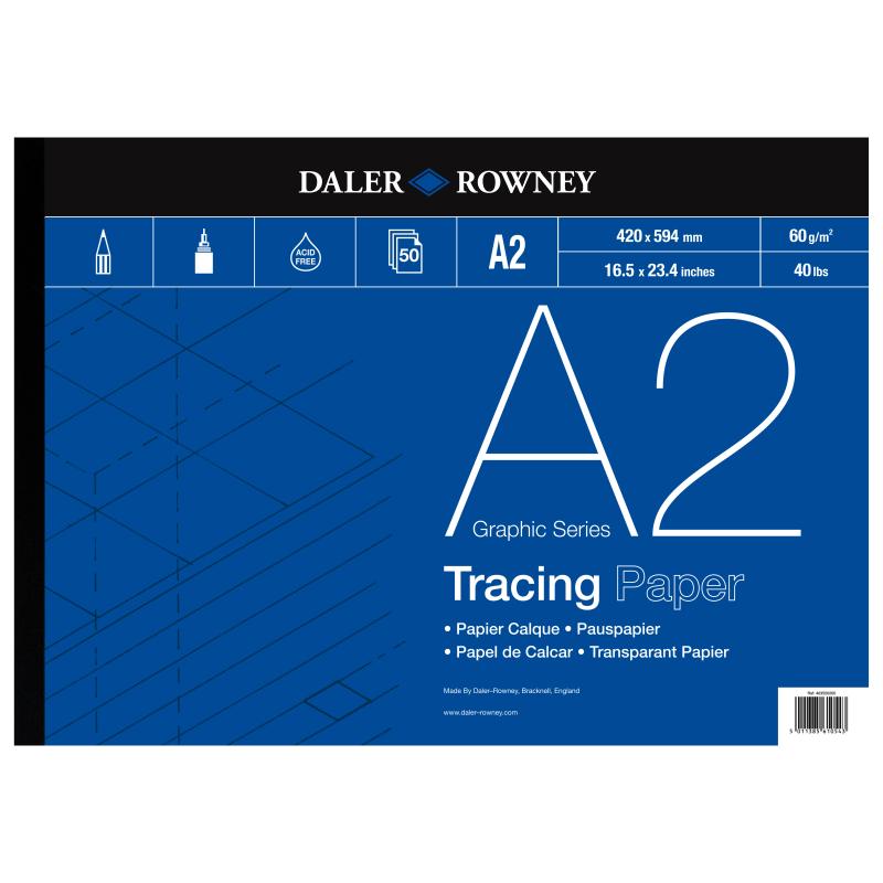 Daler-Rowney Graphic Series Tracing Pad 60gsm