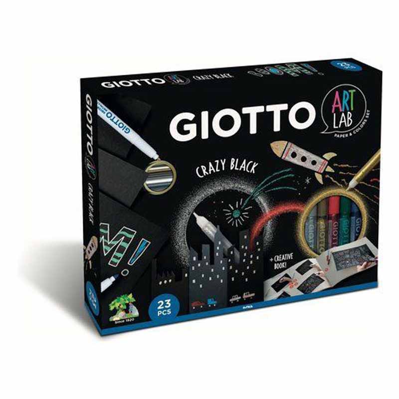 Giotto Art Lab Crazy Black Set