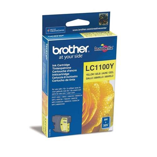 Brother LC1100Y Inkjet Cartridge Yellow