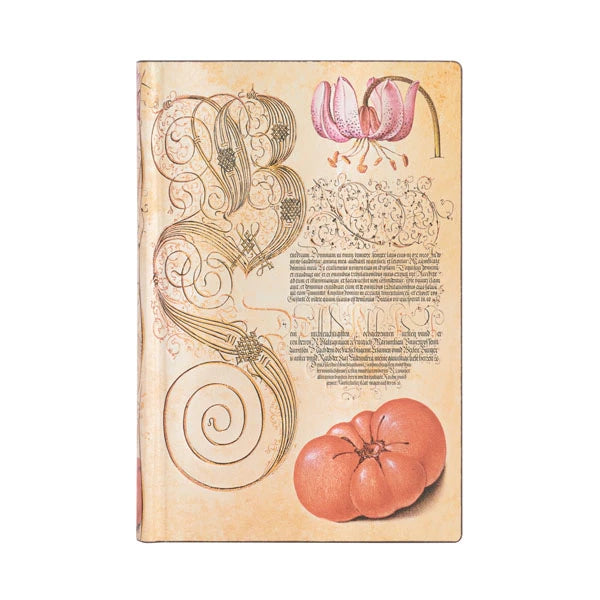 Paperblanks Mira Botanica Lily and Tomato Mini Flexi Journal