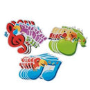 Craft Planet Teacher Aides Wall Cut-Outs (18pcs) - Music