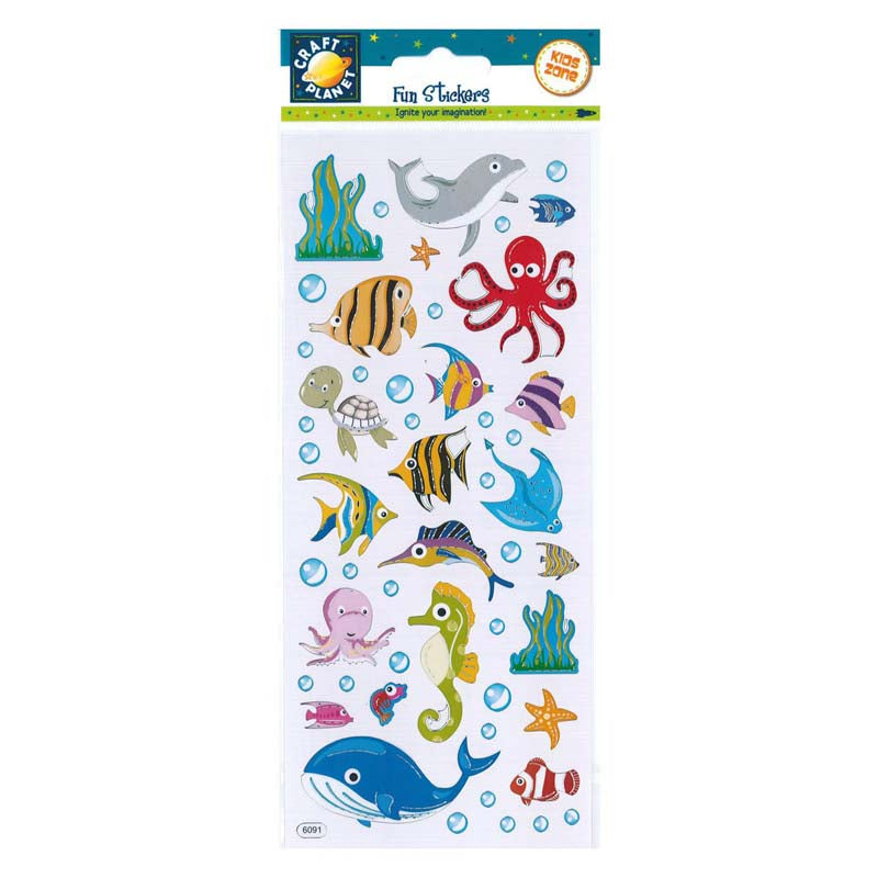 Craft Planet Fun Stickers - In The Zoo