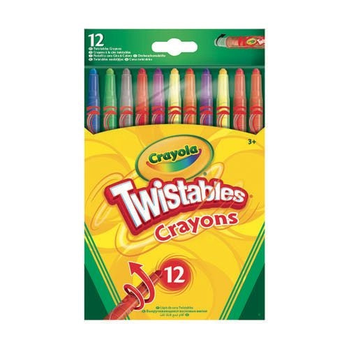 Crayola Twistable Coloured Crayons (Wallet of 12)