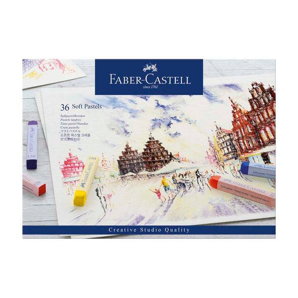 Faber-Castell Creative Studio Soft Pastels (Box of 36)