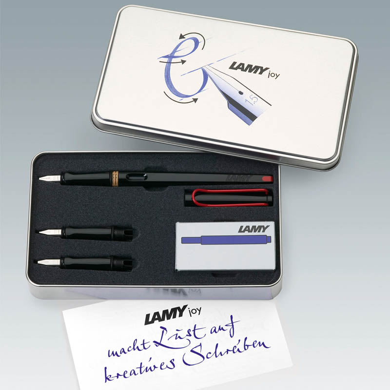 Lamy Joy Calligraphy Fountain Pen Gift Set - 3 Nib