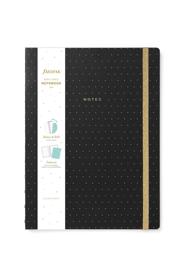 Filofax A4 Refillable Notebook - Moonlight