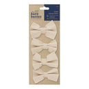 Papermania Large Canvas Bows (4pcs)