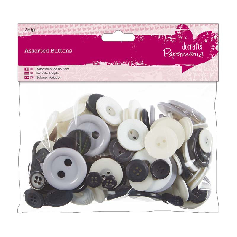 Papermania Assorted Buttons (250g)