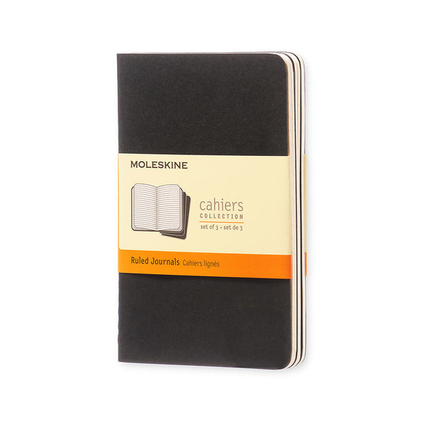 Moleskine Cahier Ruled Journals - Pocket (Set of 3)