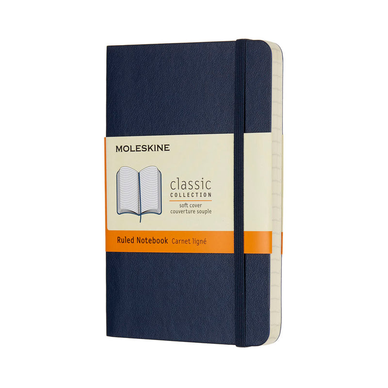 Moleskine Classic Ruled Softcover Notebook - Pocket