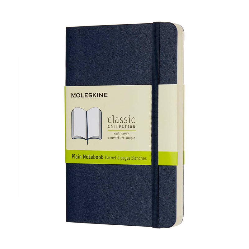 Moleskine Classic Plain Softcover Notebook - Pocket