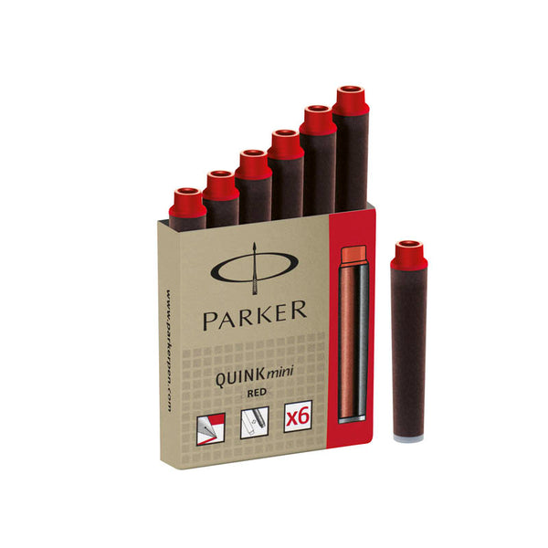 Parker Quink Ink Mini Cartridges (6 Pack)