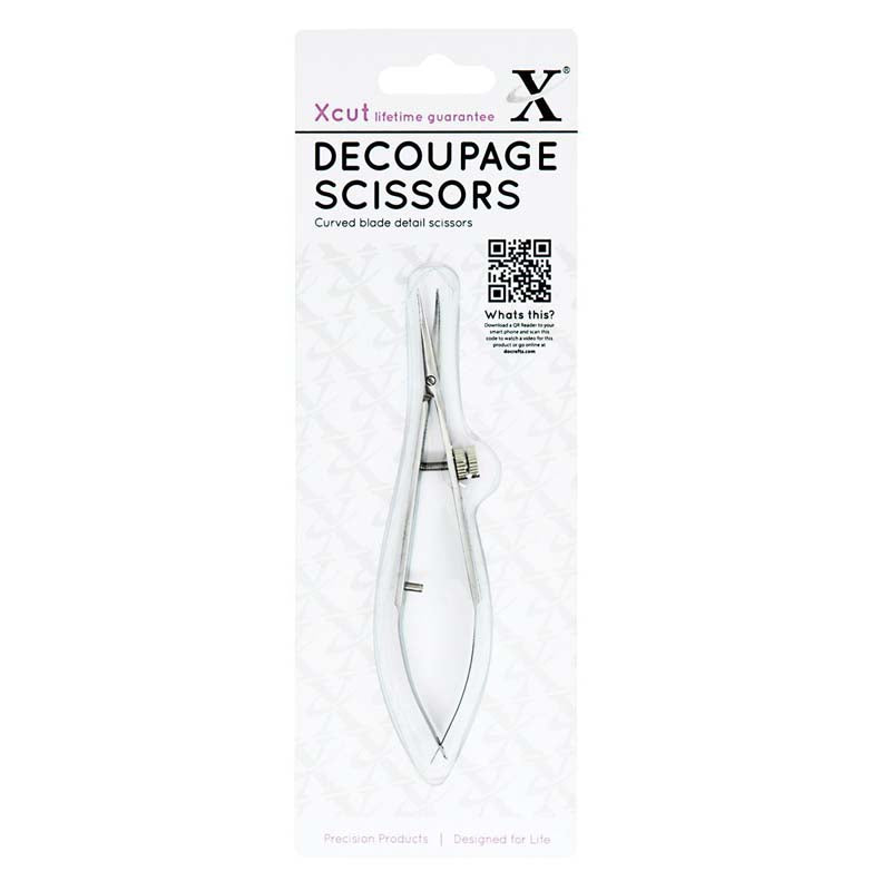Xcut Decoupage Scissors Ultra Fine - Curved Tip