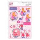 Anita's Foiled Decoupage - Bunny Hugs