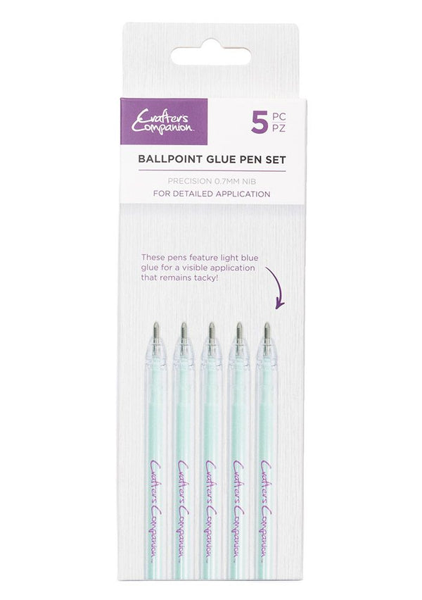 Crafters Companion Ball Point Glue Pen Set (5PK)