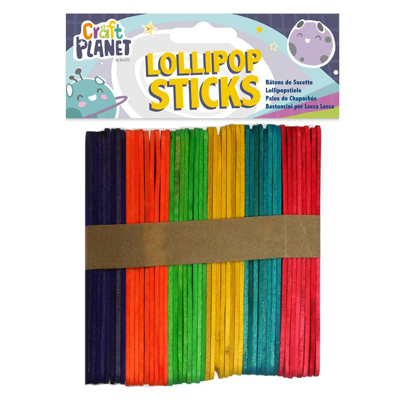 Craft Planet Lollipop Sticks (approx. 50pcs)