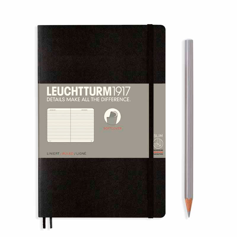 LEUCHTTURM1917 B6+ ノート 4冊セット Leuchtturm 1917 Softcover Paperback (B6+) Notebook