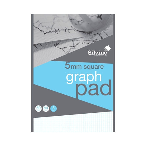 Silvine (A4) Student Graph Pad (90gsm) 50 Sheets