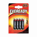 Eveready Super Heavy Duty AAA Batteries (Pack of 4)
