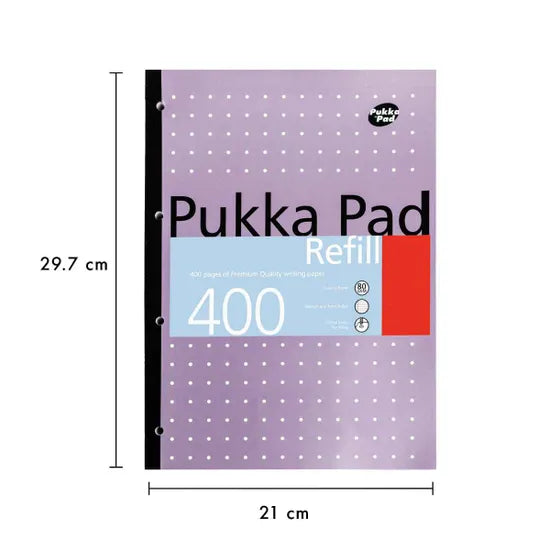 Pukka Pad A4 Refill Pad 400 Sheet