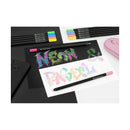 Faber-Castell Black Edition Colour Pencils - Neon & Pastel (Cardboard Box of 12)