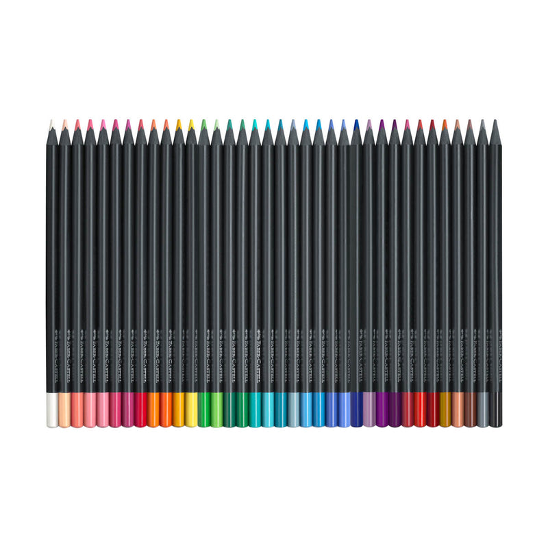 Faber-Castell Black Edition Colour Pencils (Cardboard Box of 36)