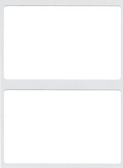 Club Self-Adhesive Assorted White Labels