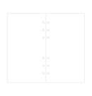 Filofax White Plain Notepaper