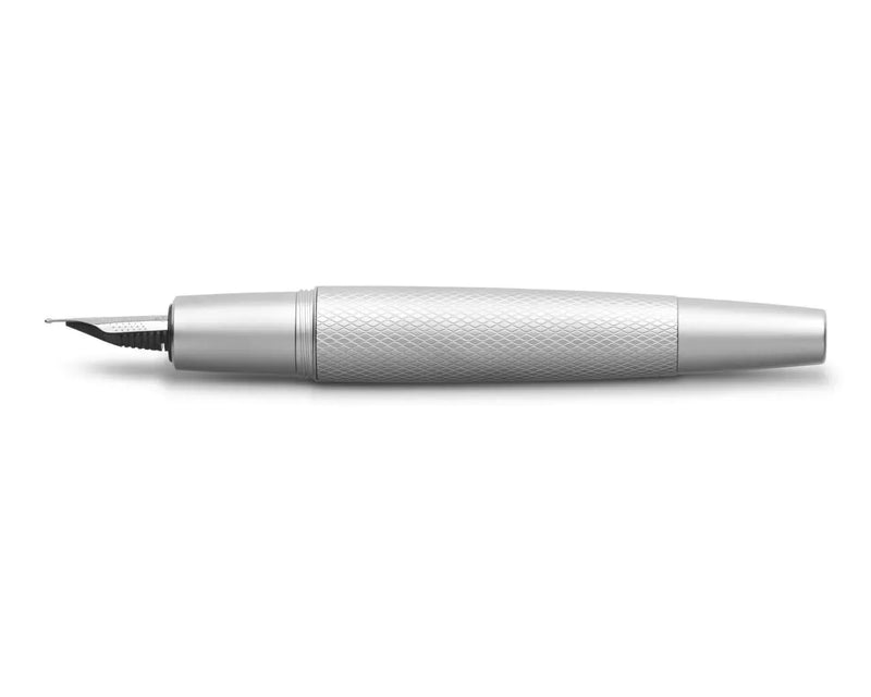 Faber-Castell E-Motion Pure Silver Fountain Pen