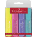 Faber-Castell Pastel Textliner 46 Highlighter (Wallet of 4)