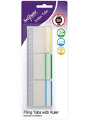 Snopake Filing Index Tabs with Ruler