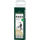 Faber-Castell Ecco Pigment Fibre Tip Pen (Wallet of 4)